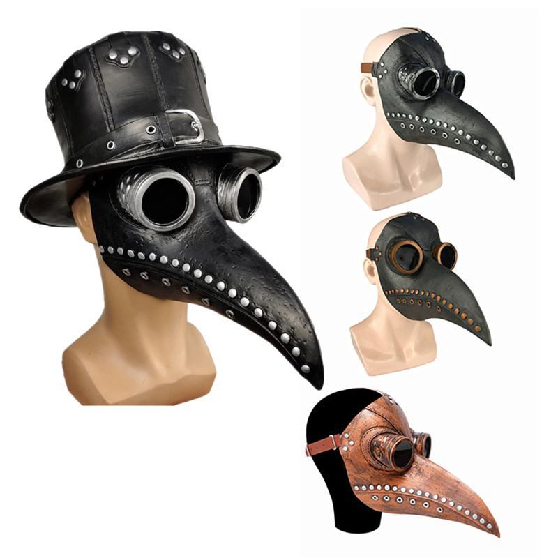 Disposable Surgical Mask - Halloween Zwart Rubber Pest Arts Masker