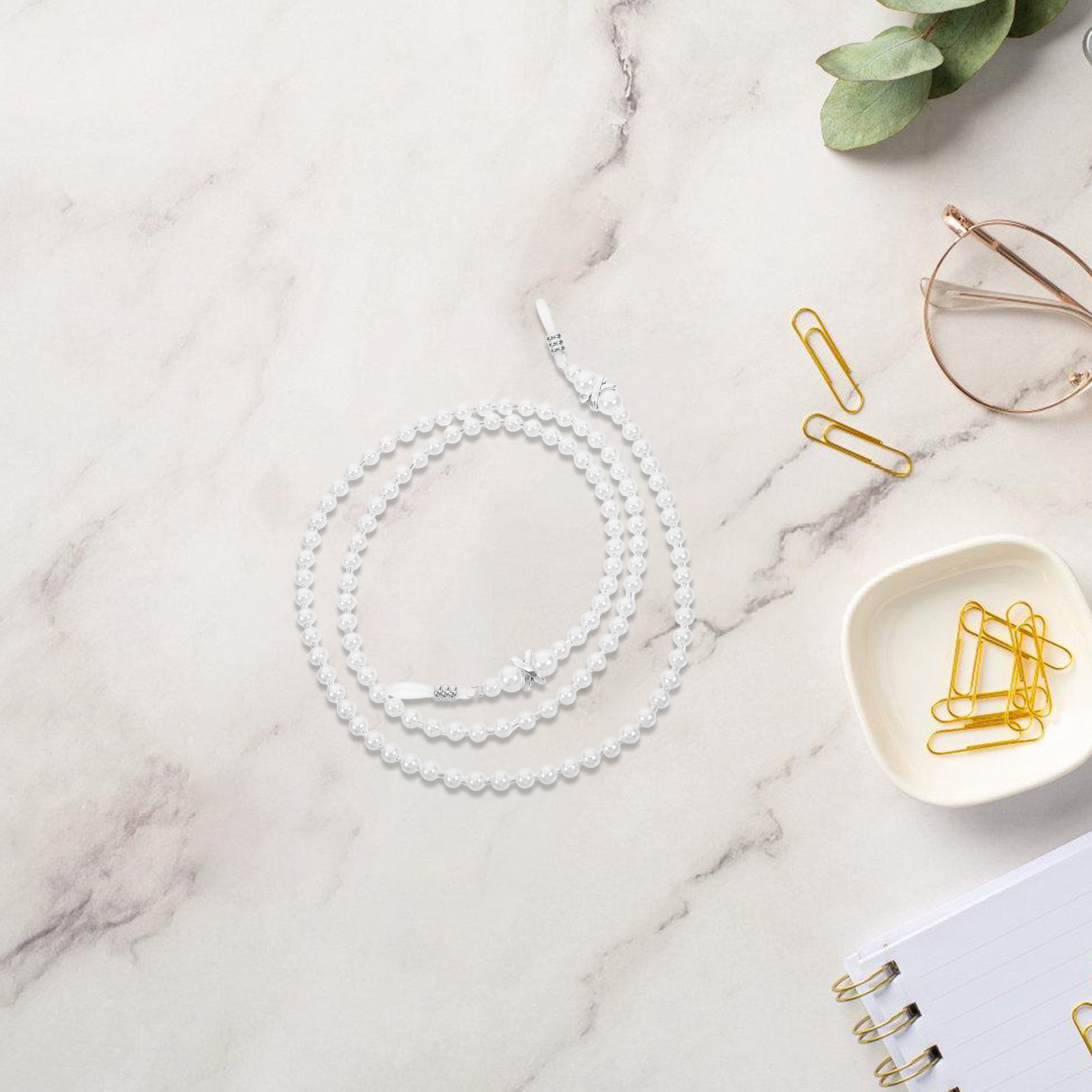 Parelbrilketting met kralen, a - Mask Chain Holder recensie en prijs