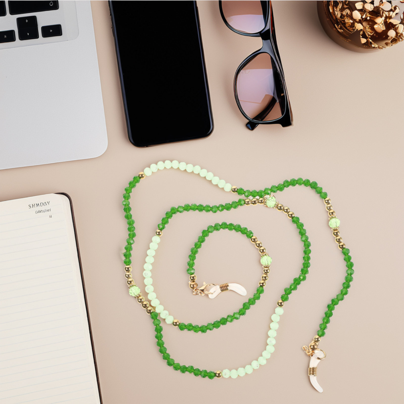 Brillenketting met kralen, mas - Mask Chain Holder recensie en prijs